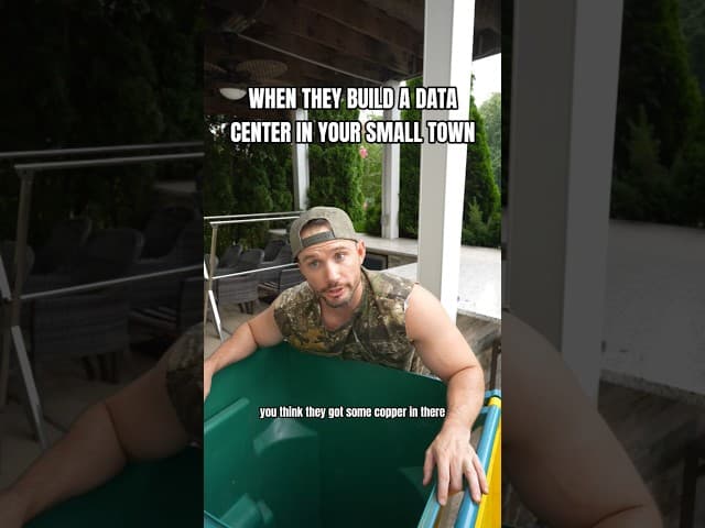 When they build a data center in your small town